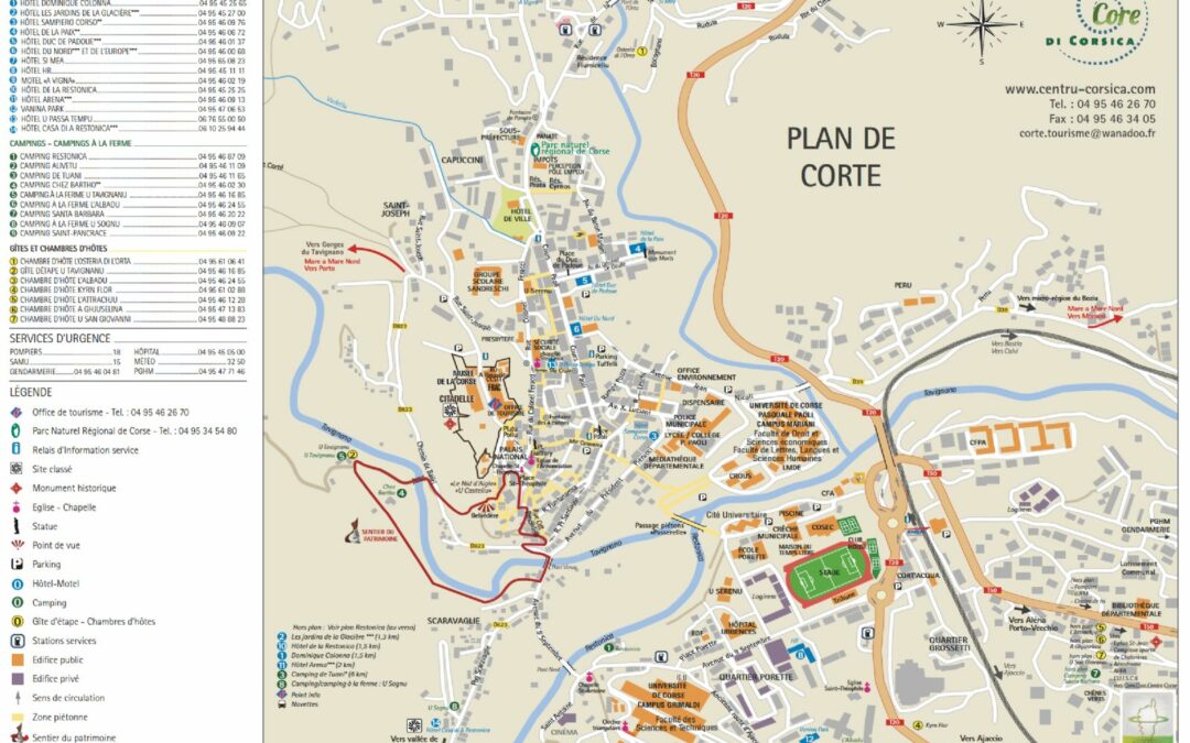 PLAN DE CORTE ET CENTRE CORSE