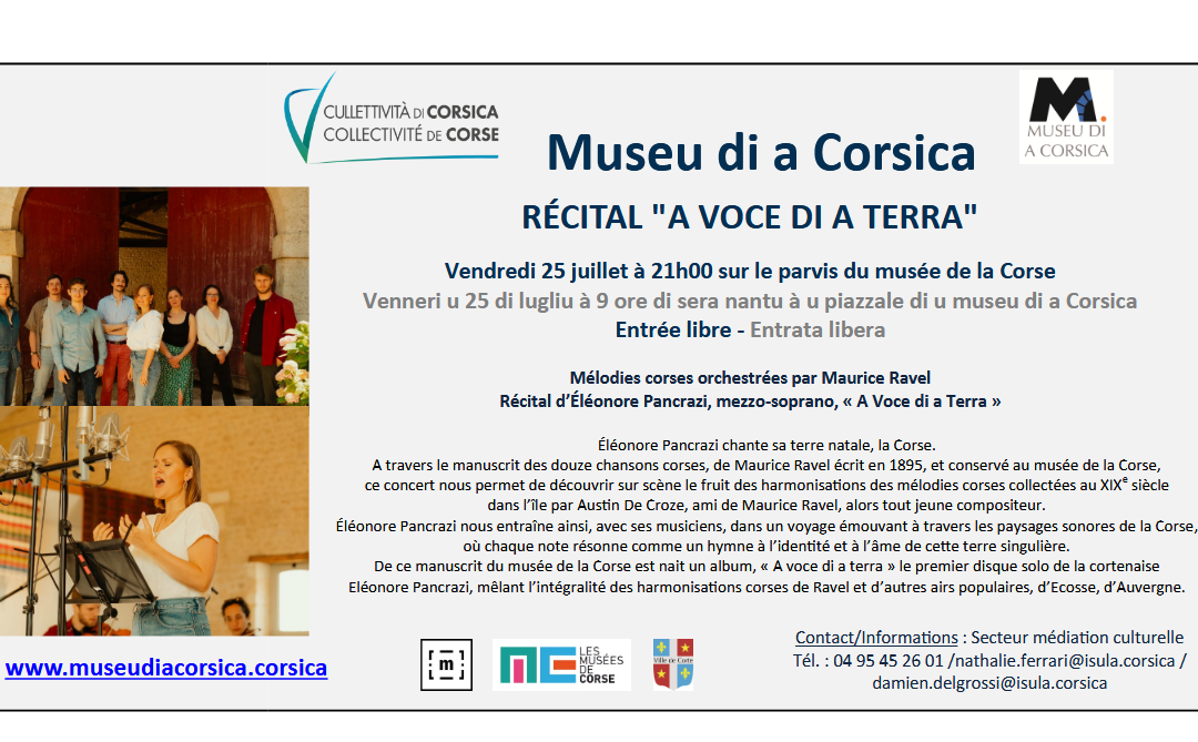 RECITAL « A VOCE DI A TERRA »