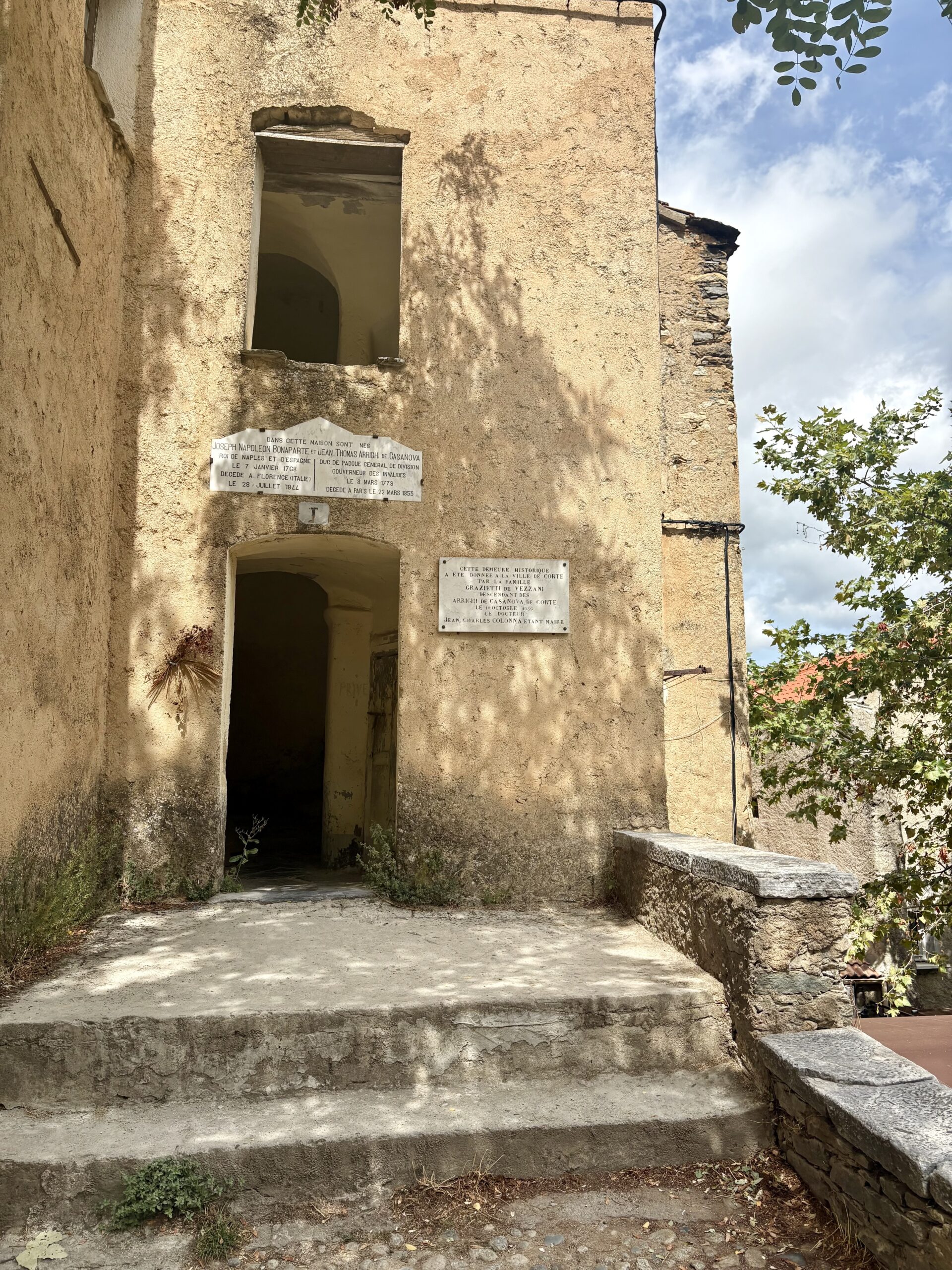 Maison natale Bonaparte ©OT Centru di Corsica Découverte patrimoniale de Corte