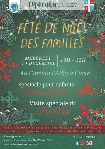 FETE DE NOEL DES FAMILLES