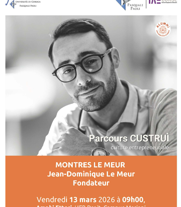 RENCONTRE AVEC JEAN DOMINIQUE LE MEUR, FONDATEUR MONTRES LE MEUR
