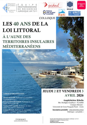LES 40 ANS DE LA LOI LITTORAL A L&rsquo;AUNE DES TERRITOIRES INSULAIRES MEDITERRANEENS