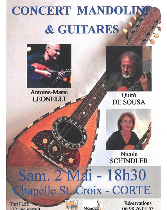 CONCERT MANDOLINE & GUITARES