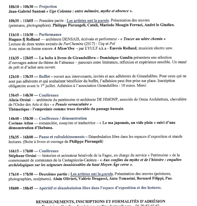ARCHEOLOGIE DE L &lsquo;ABSENCE, MYTHOLOGIES CORSES