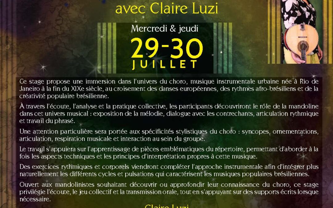 MASTERCLAS « MUSIQUE BRESILIENNE »
