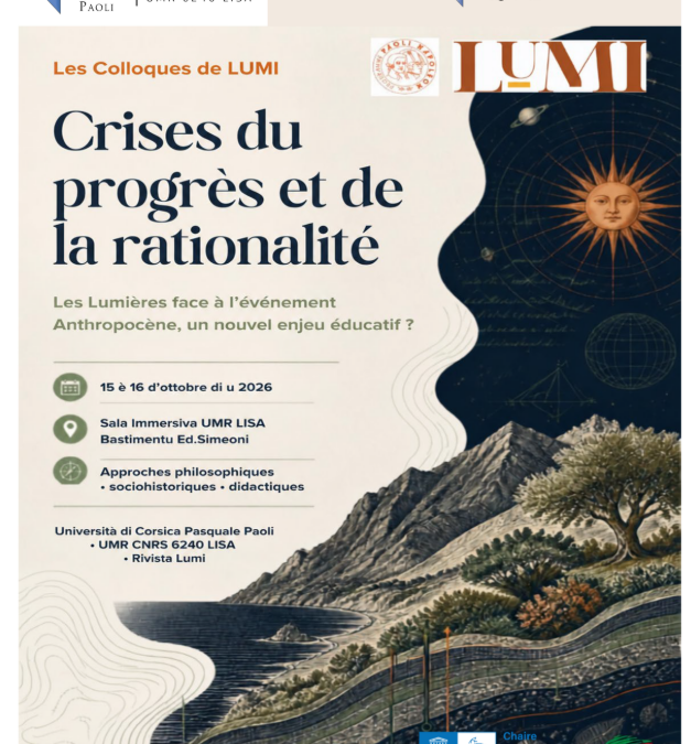 CRISES DU PROGRES ET DE LA RATIONALITE
